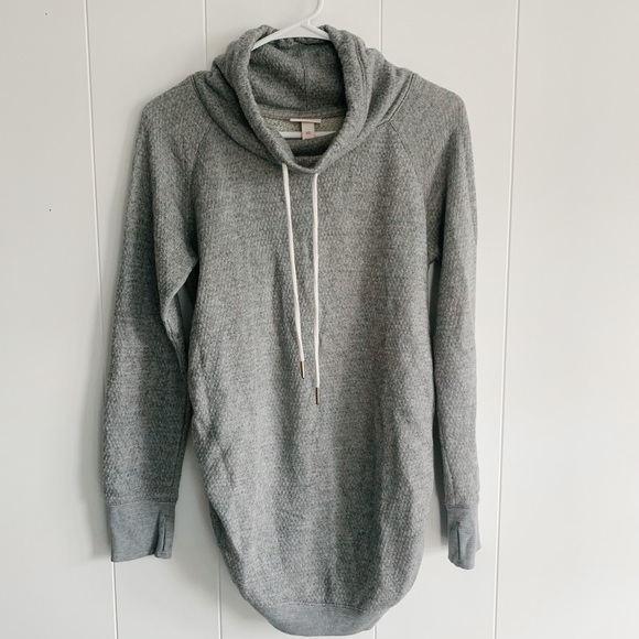 MATERNITY funnel neck sweatshirt - Picture 1 of 6